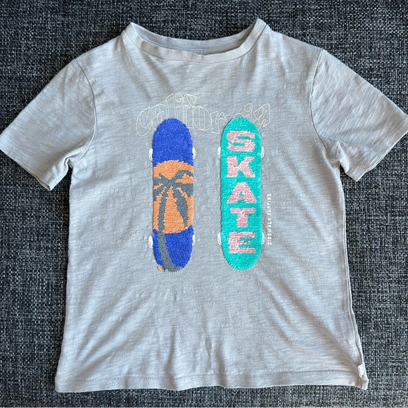 Gap Kid’s Flippy Sequins Skate Shirt Size M - Picture 3 of 5